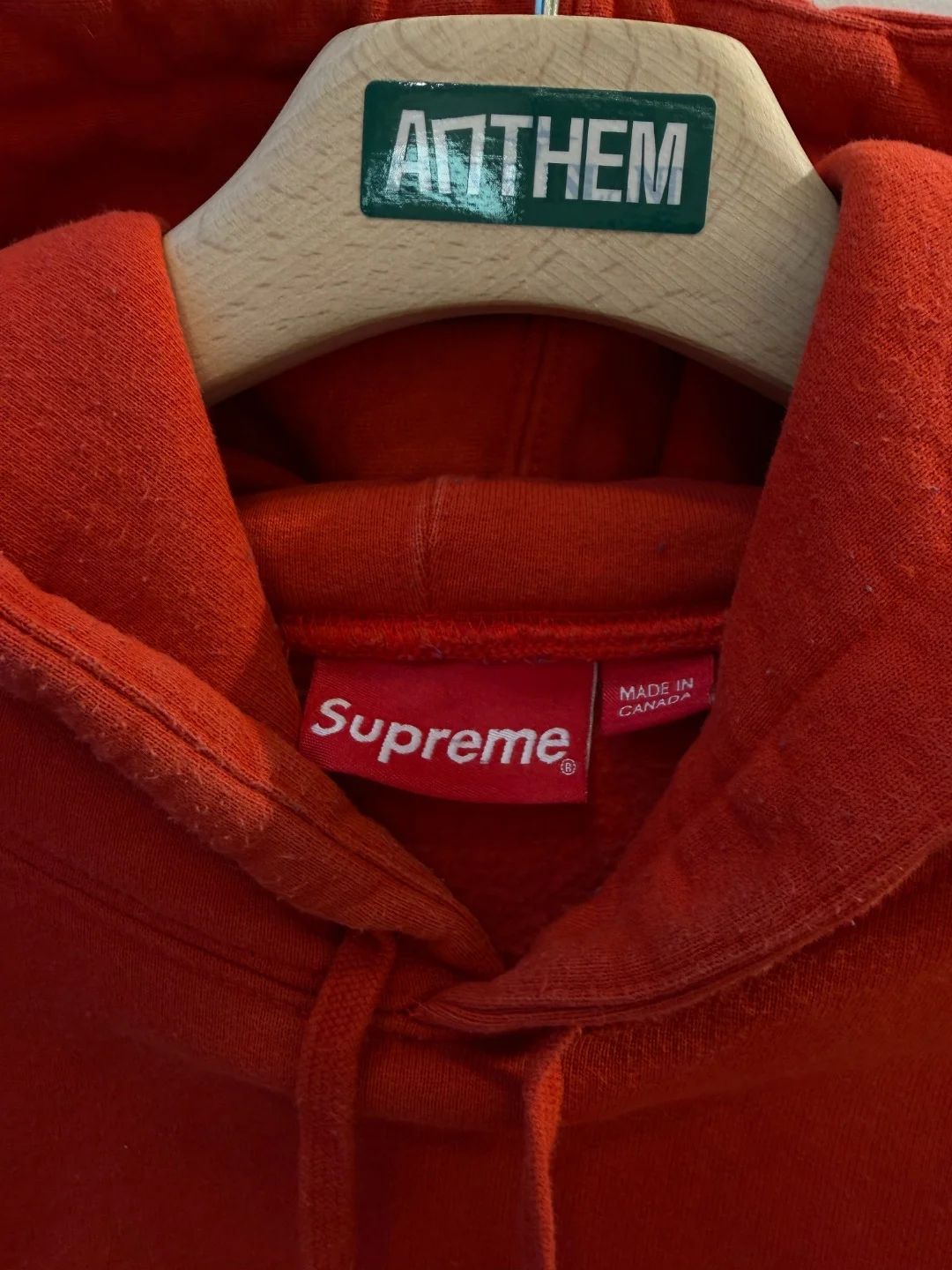 FW23 Supreme Crown Burnt Hoodie – XXL