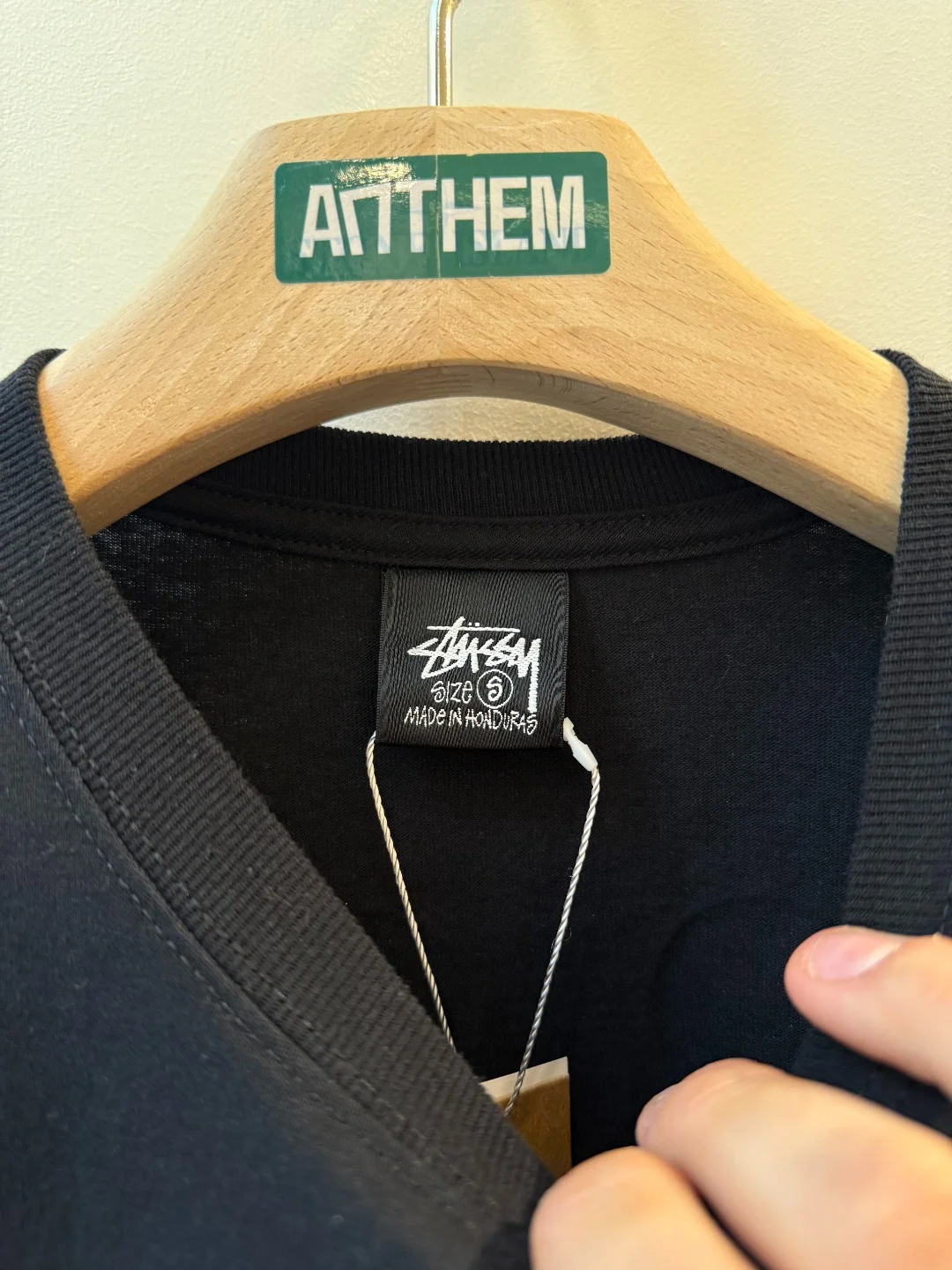 Stussy Crown Black Tee – S