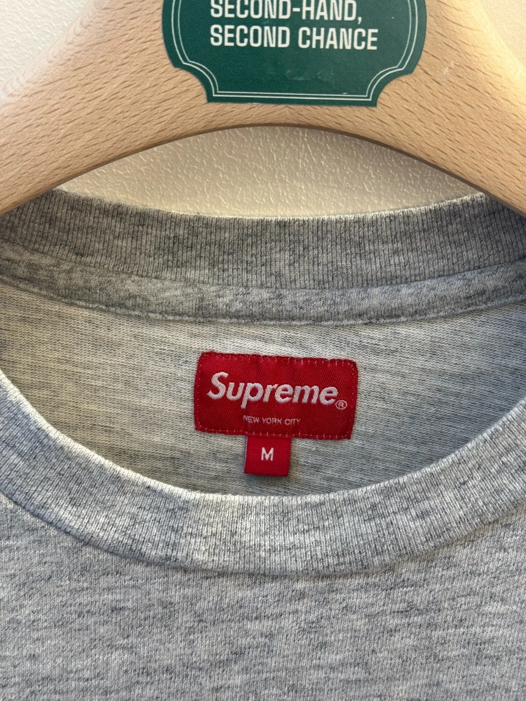 Supreme Pocket Tee Grey – M