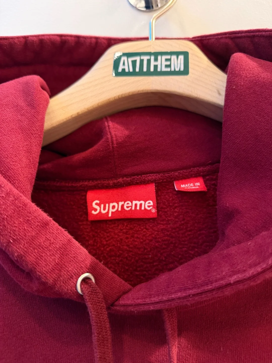 Supreme Patched Back Hoodie – XXL