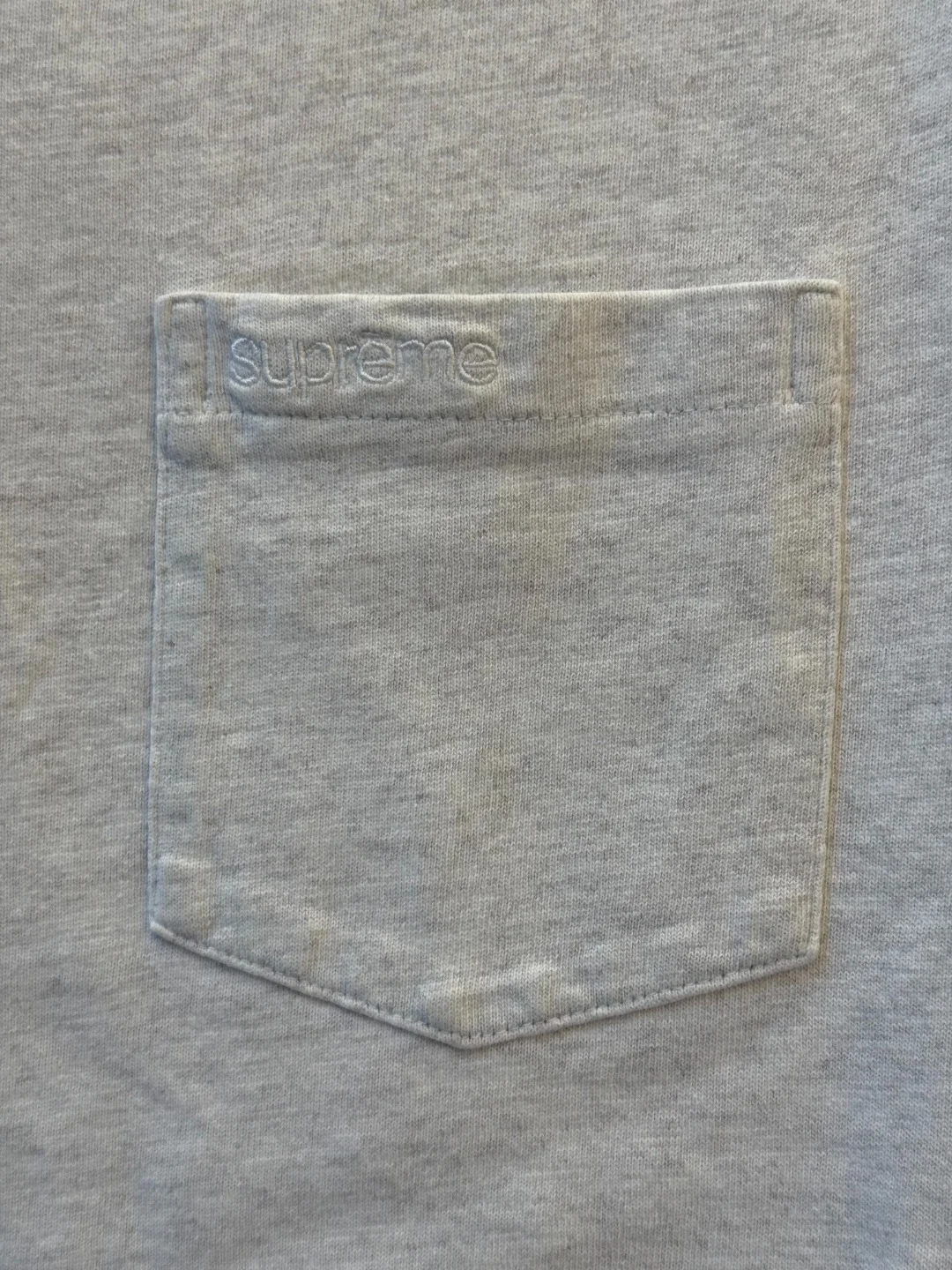 Supreme Pocket Tee Grey – S