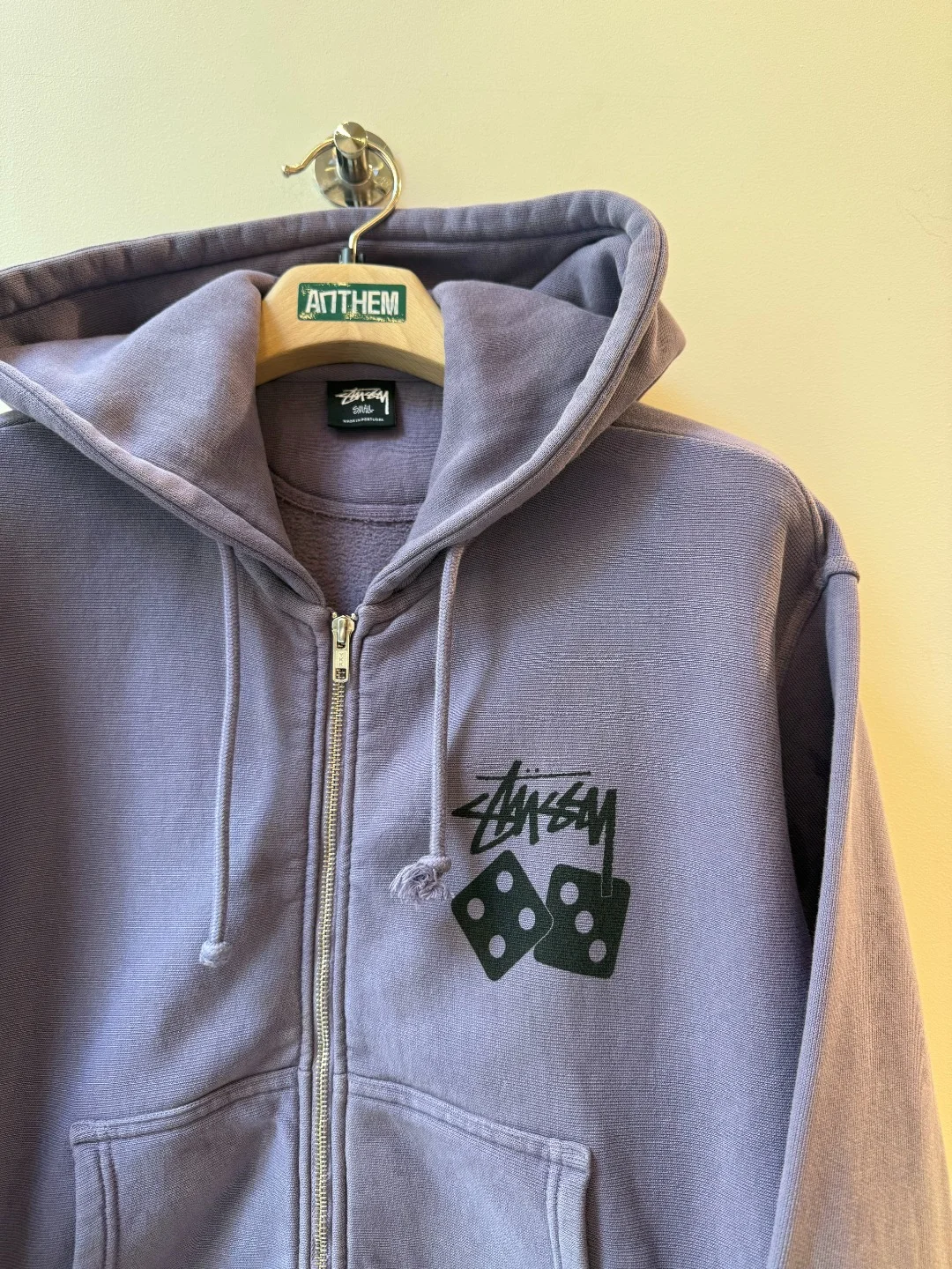 Stussy Zip Hoodie Purple – S