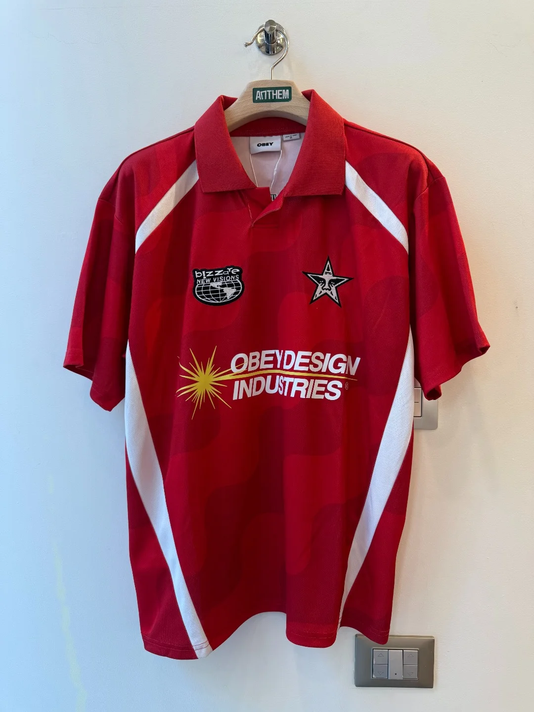 Obey Jersey Red – XL