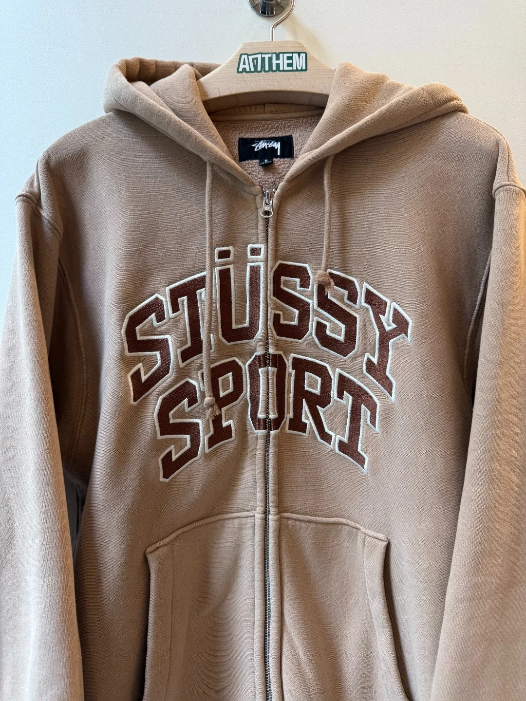 Stussy Zip Hoodie Brown – M