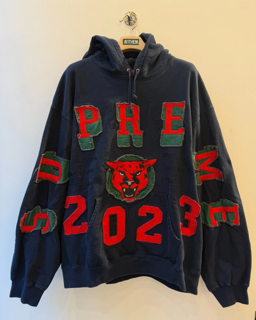 Supreme Blu Patched Hoodie - XXL