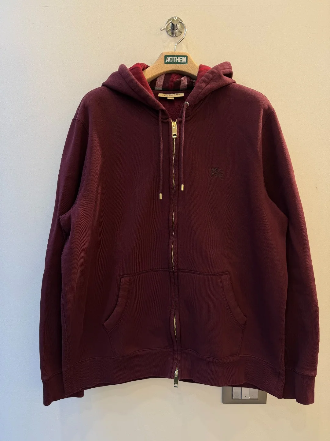Burberry Zip Hoodie - XXXL (Fit XL)